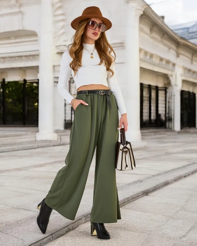 Royalfashion Dámske široké nohavice