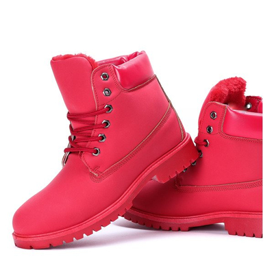 Ocieplane trapery w kolorze czerwonym Rimma - Obuwie