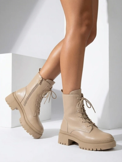 Royalfashion Dámske šnurovacie čižmy Bumalo