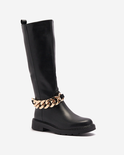 Dámske nadkolienky z ekokože v čiernej farbe Koterika- Obuv