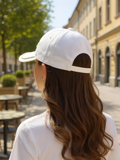 Royalfashion Šiltovka s kamienkami Heart Spark