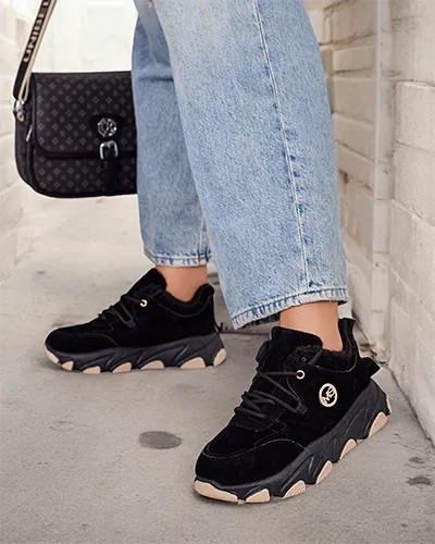 Royalfashion Dámske zateplené tenisky Caroves