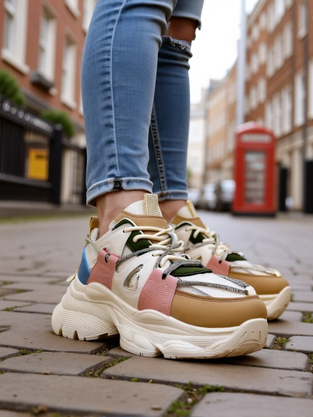 Royalfashion Dámske tenisky na hrubšej podrážke Reterri