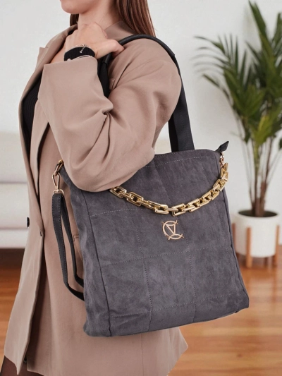 Ženska shopper torbica iz eko semiša Twilight Life