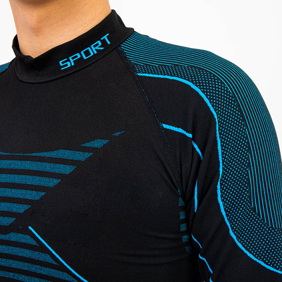 Čierno-modrá pánska termoaktívna súprava - Spodná bielizeň