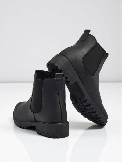 Ženski gležnjarji a'la chelsea iz eko usnja Belmo