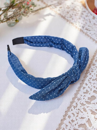Royalfashion Čelenka s bodkovanou mašľou Lilka