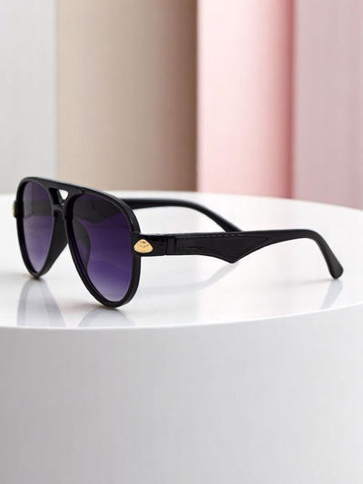 Royalfashion slnečné okuliare s dekoratívnymi stranicami Shadow Aviator