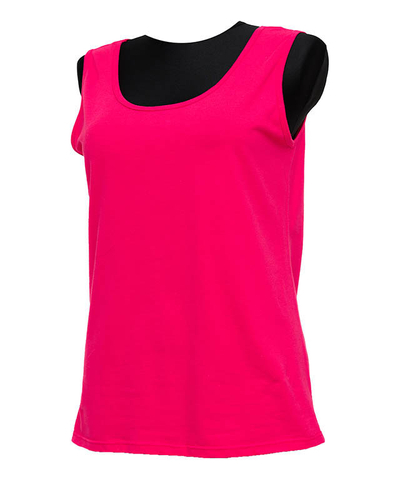 Fuchsiové dámske tielko PLUS SIZE - Oblečenie