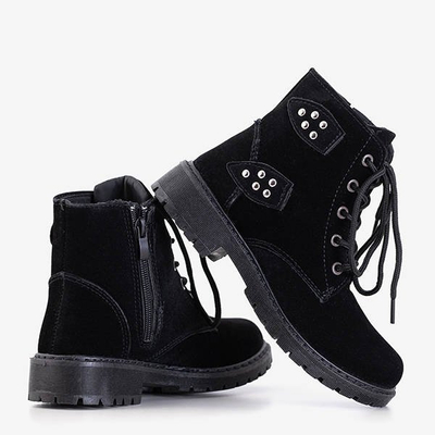 Čierne dievčenské topánky Meridal - Obuv