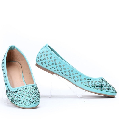 Baleriny w kolorze morskim Seah- Obuwie