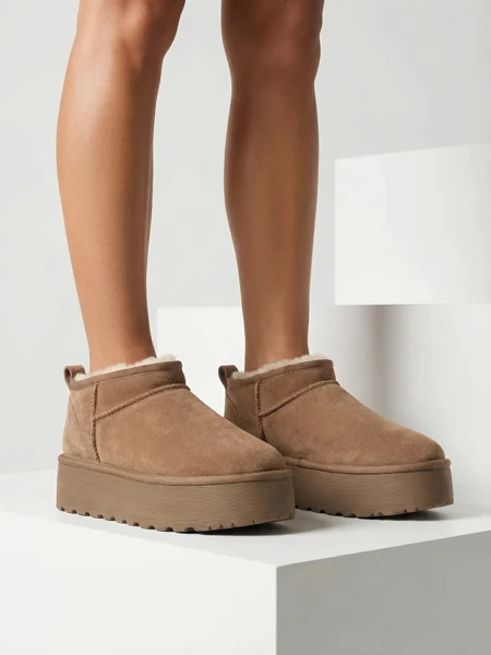 Royalfashion Dámske krátke čižmy a'la snow boots Ozozi