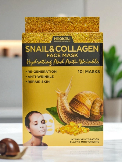 HydraVenus Collagen Snail Mask – intenzivno vlaženje in regeneracija kože