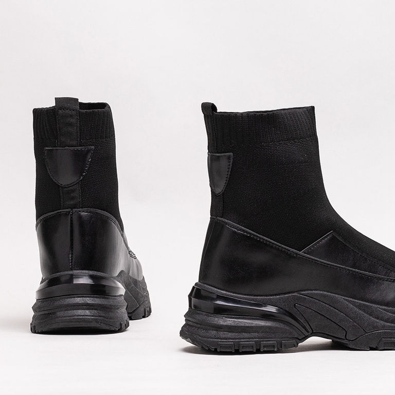 Čierne dámske športové slip-on tenisky Berida - Obuv