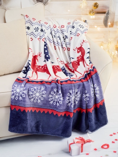 Royalfashion Vianočná deka 160x200