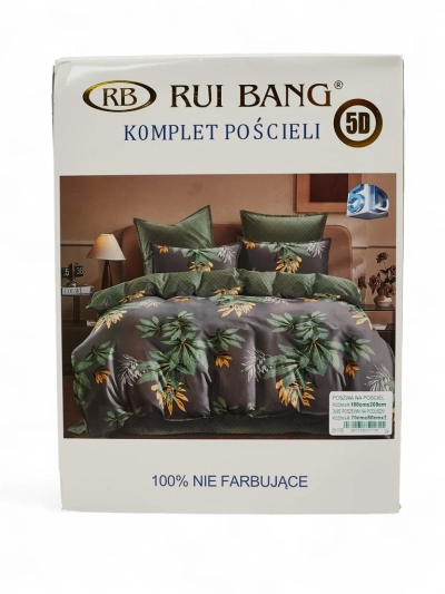 Royalfashion Vzorčasta posteljnina 180x200 komplet 3 DELI