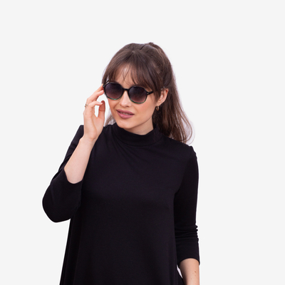 Dámske hnedé slnečné okuliare - doplnky