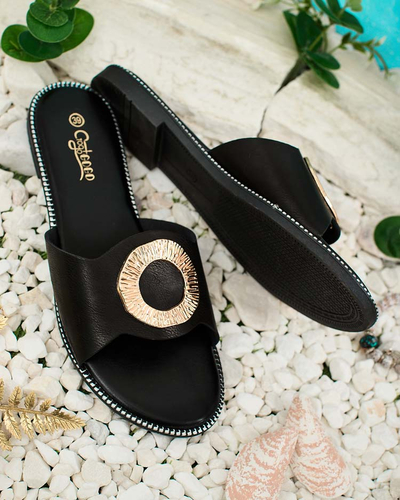 Royalfashion Dámske žabky s plochou podrážkou Olerna