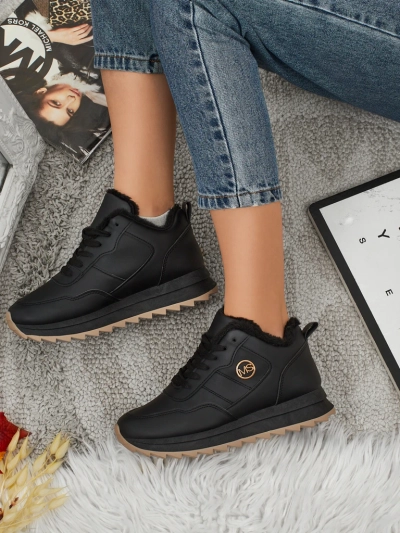 Royalfashion Zateplené dámske tenisky s kožušinou Casot