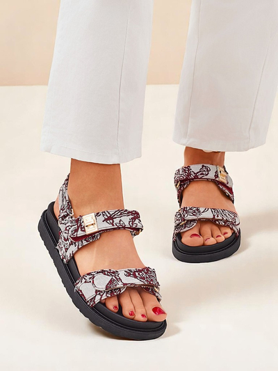 Royalfashion Dámske sandále s potlačou Aloe