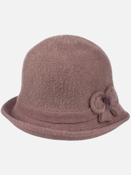 Ženski klobuk bowler z okrasjem Miss Grace