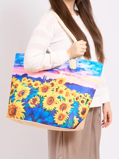 Royalfashion Veľká taška z látky s potlačou