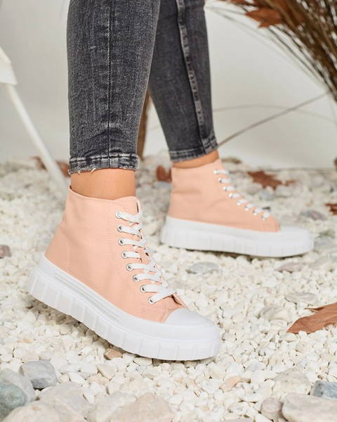 Royalfashion Powder Dámske vysoké tenisky Ates Sneakers