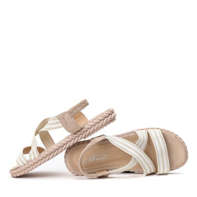 Dámské sandále Eliamia béžové - obuv