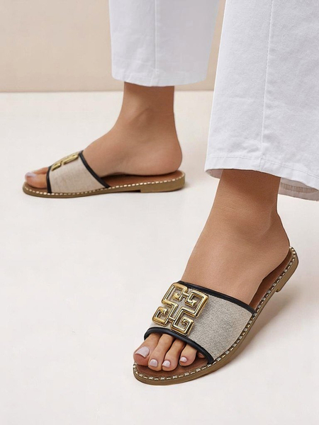 Royalfashion Dámske papuče s plochou podrážkou Rorole