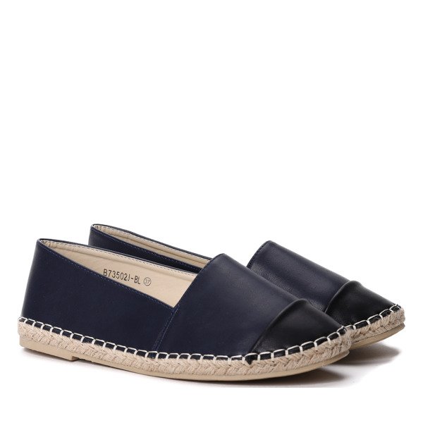 Granatowe espadryle Fyttadel - Obuwie