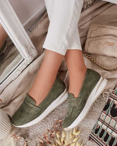 Royalfashion Dámske mokasíny na nízkom podpätku Sirn