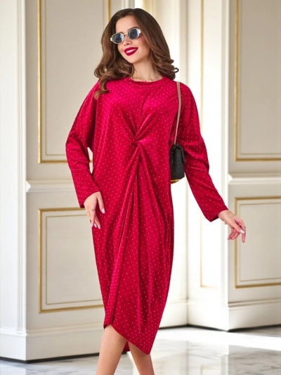 Royalfashion Dámske šaty s nariasením