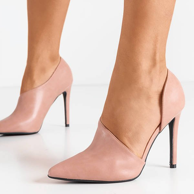 Ružové bodce s asymetrickým zvrškom Ladli - Obuv