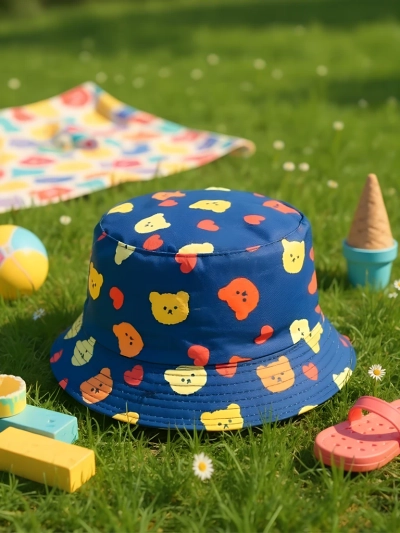 Royalfashion Detský klobúk Bucket Hat Color Splash Bucket