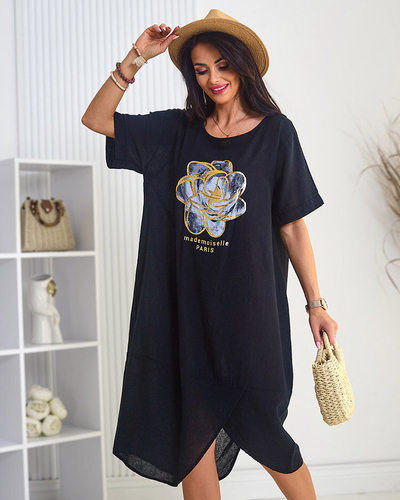 Royalfashion Bavlnené dámske oversize šaty
