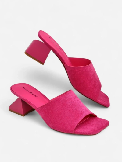 Royalfashion Dámske šľapky s ozdobnými podpätkami Vollatie