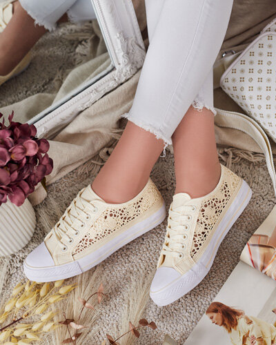 Royalfashion Dámske ažurové tenisky Niz