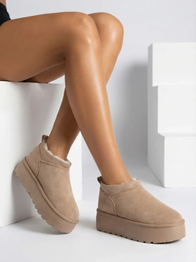 Royalfashion Dámske krátke čižmy a'la snow boots Ozozi