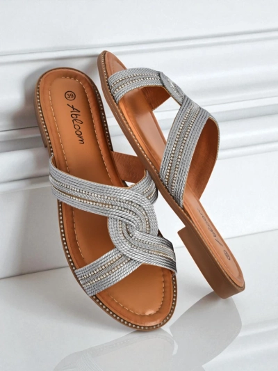 Royalfashion Ženski pleteni natikači Woven Breeze