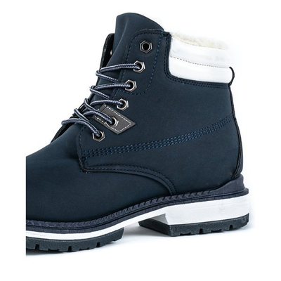 Tmavomodré turistické topánky s izoláciou North Land - Obuv