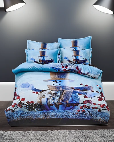 Royalfashion Vianočná posteľná bielizeň 160x200 súprava 3 dielov