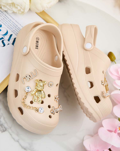 Royalfashion Dámske gumené žabky s ornamentmi Fescas