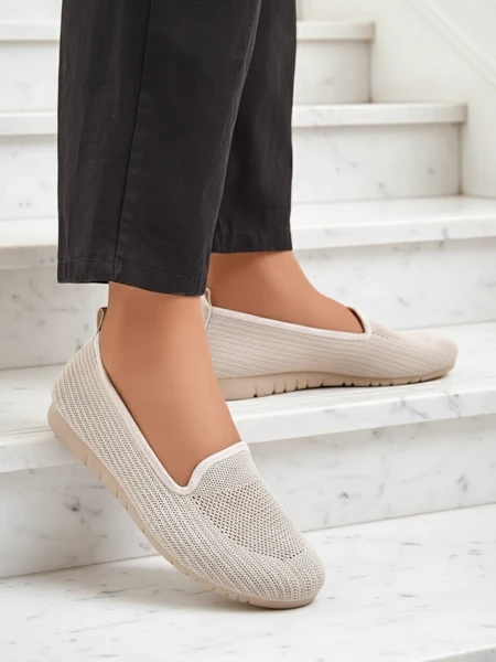 Moda Bella Bež Ženski Čevlji z Nizko Peto