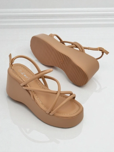 Royalfashion Ženski sandali s polno peto Skyline Straps