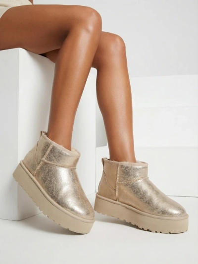 Royalfashion Dámske snehule na platforme a'la Dagodo