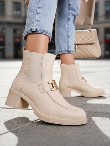 Dámske kotníkové topánky Royalfashion s nízkym podpätkom Ewios