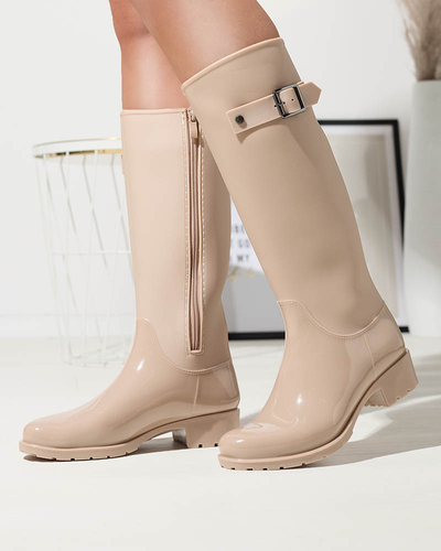 Béžové dámske podkolienky Bevirdo- Obuv