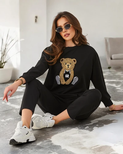 Royalfashion dámsky viskózový set s medveďom