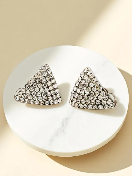 Royalfashion Dámske klipsňové náušnice s kubickým zirkónom