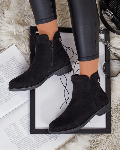 Royalfashion Dámske semišové čižmy Dovilla